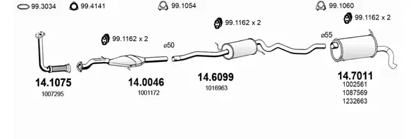 Изпускателна система ASSO                