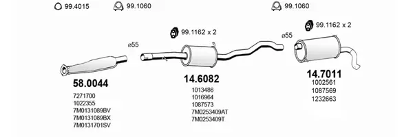 Изпускателна система ASSO                