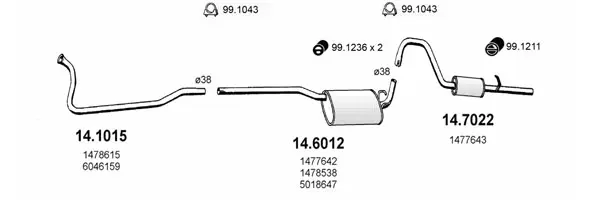 Изпускателна система ASSO                