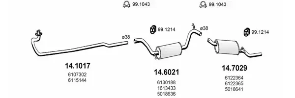 Изпускателна система ASSO                