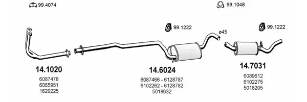 Изпускателна система ASSO                
