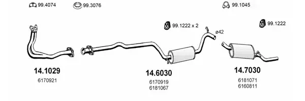 Изпускателна система ASSO                