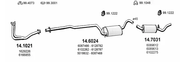 Изпускателна система ASSO                