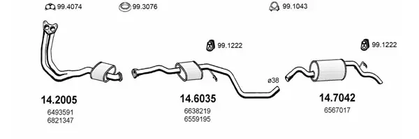 Изпускателна система ASSO                