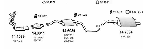 Изпускателна система ASSO                