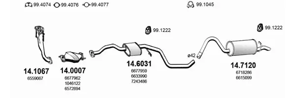 Изпускателна система ASSO                