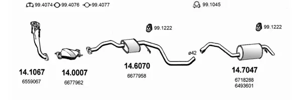 Изпускателна система ASSO                