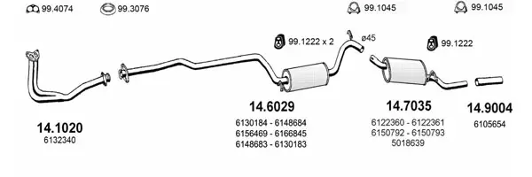 Изпускателна система ASSO                