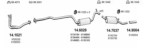 Изпускателна система ASSO                
