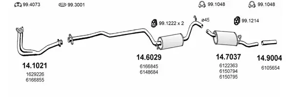 Изпускателна система ASSO                