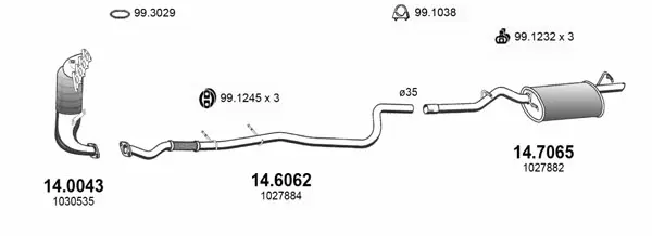 Изпускателна система ASSO                
