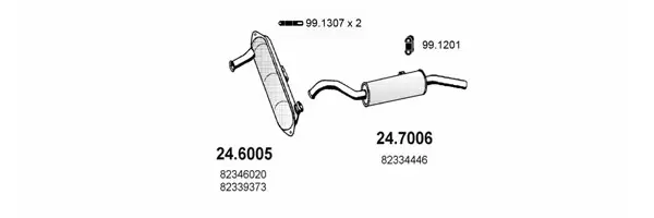 Изпускателна система ASSO                