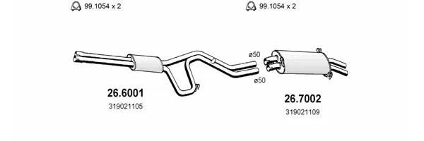 Изпускателна система ASSO                