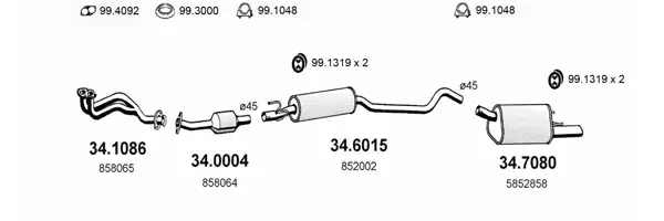 Изпускателна система ASSO                