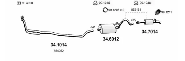 Изпускателна система ASSO                