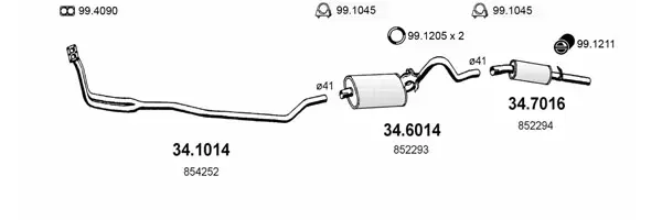 Изпускателна система ASSO                