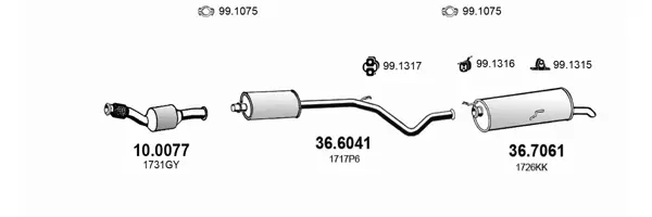 Изпускателна система ASSO                