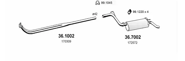 Изпускателна система ASSO                