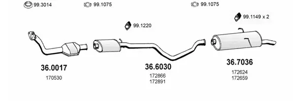 Изпускателна система ASSO                