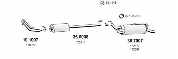 Изпускателна система ASSO                