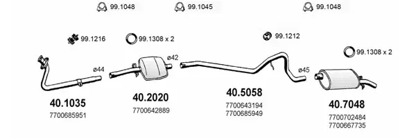 Изпускателна система ASSO                