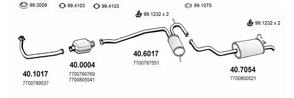 Изпускателна система ASSO                