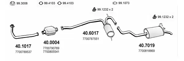 Изпускателна система ASSO                