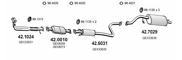 Изпускателна система ASSO                
