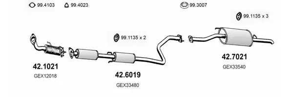 Изпускателна система ASSO                