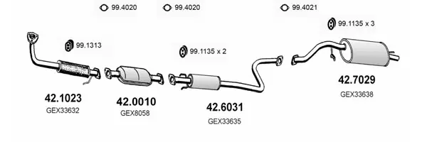 Изпускателна система ASSO                
