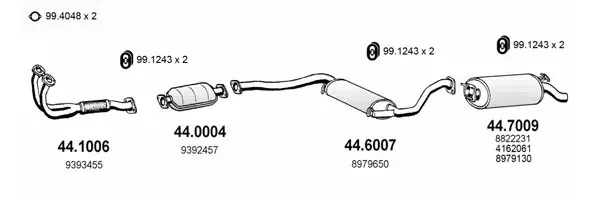 Изпускателна система ASSO                