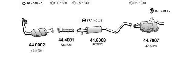 Изпускателна система ASSO                