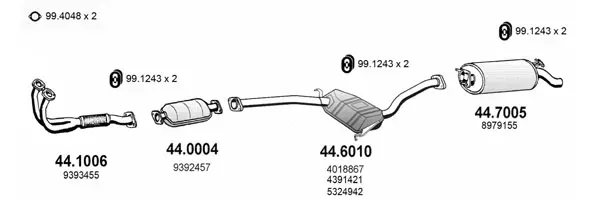 Изпускателна система ASSO                