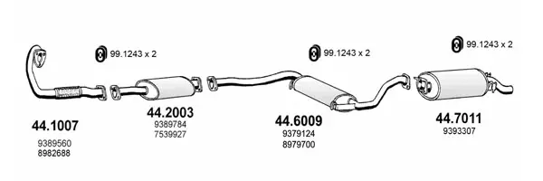 Изпускателна система ASSO                