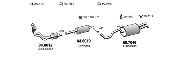 Изпускателна система ASSO                