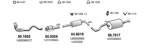 Изпускателна система ASSO                