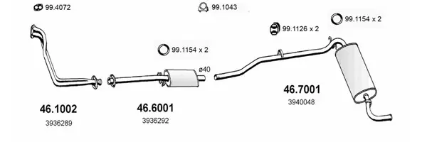 Изпускателна система ASSO                