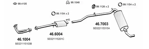 Изпускателна система ASSO                
