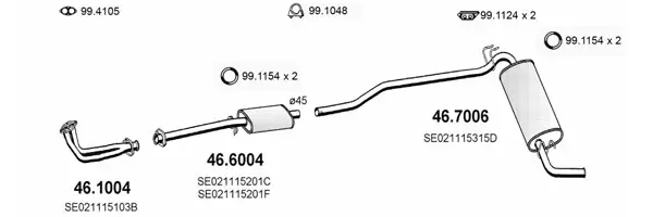 Изпускателна система ASSO                