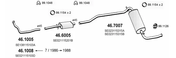 Изпускателна система ASSO                