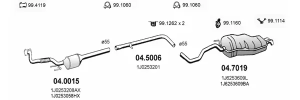 Изпускателна система ASSO                