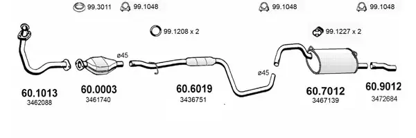 Изпускателна система ASSO                