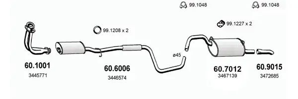Изпускателна система ASSO                