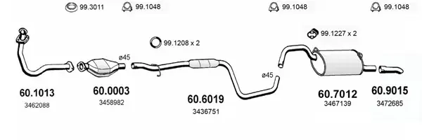 Изпускателна система ASSO                