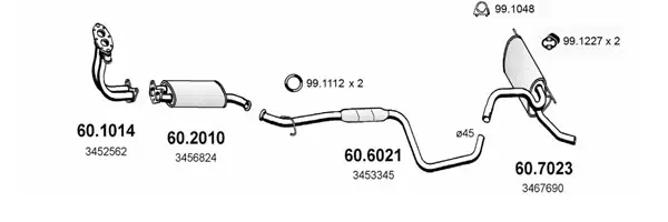 Изпускателна система ASSO                