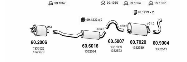 Изпускателна система ASSO                