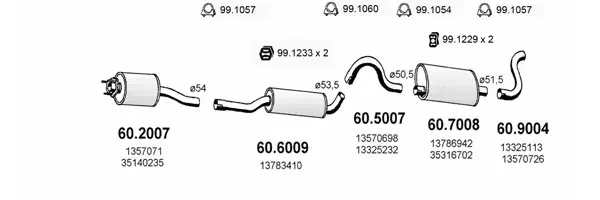 Изпускателна система ASSO                