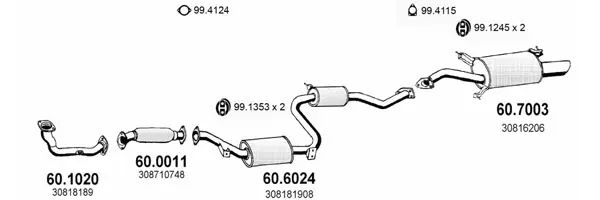 Изпускателна система ASSO                