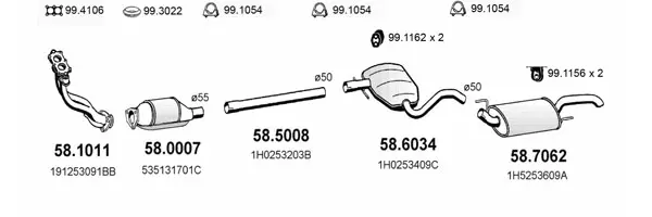 Изпускателна система ASSO                