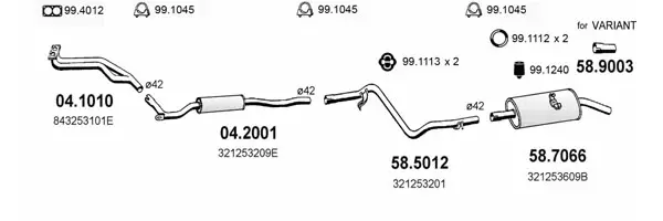 Изпускателна система ASSO                